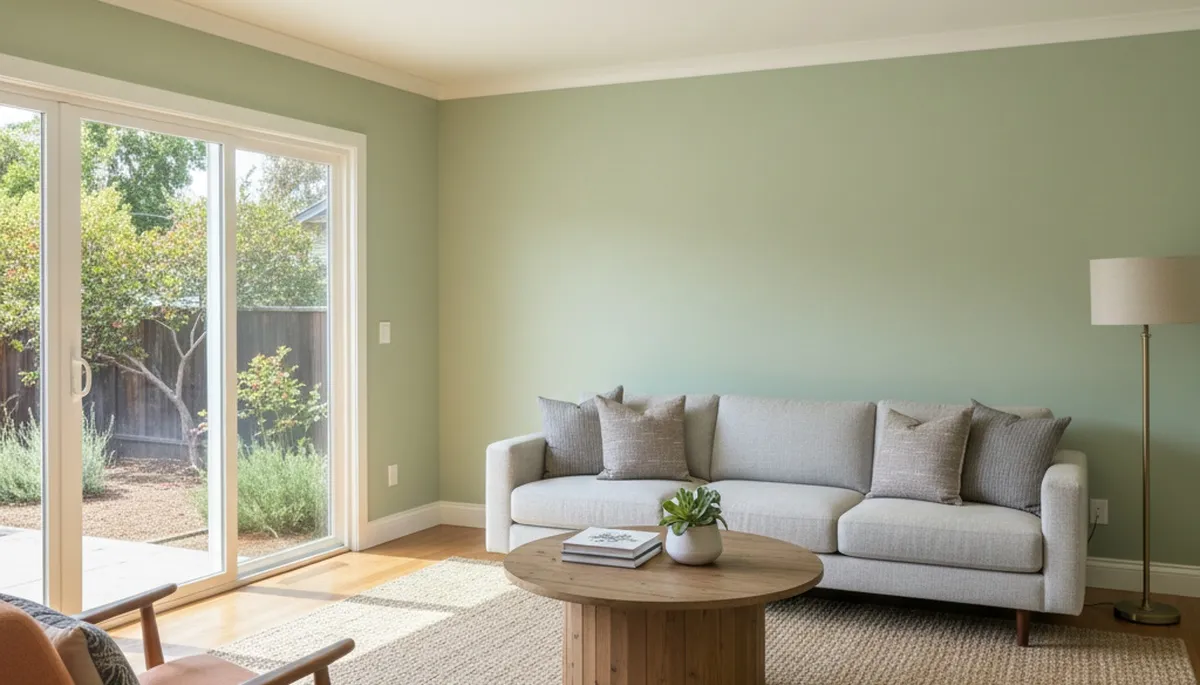 Freshly painted Mountain View, CA interior showcasing smooth finishes by expert house painters