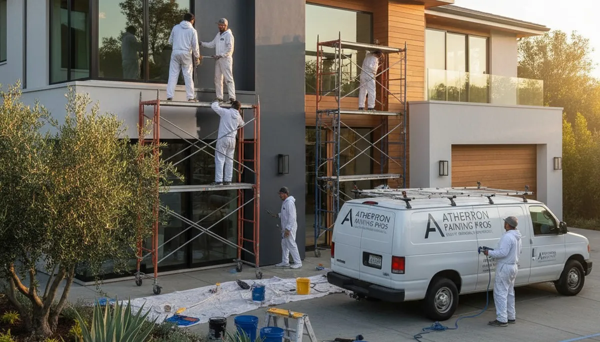 Mountain View, CA house painters providing professional interior and exterior painting services