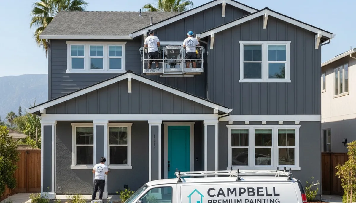 Professional exterior house painting in Mountain View, CA by local painting contractors