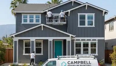 Professional exterior house painting in Mountain View, CA by local painting contractors