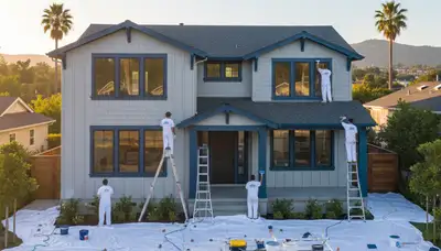 Professional house painting service in Mountain View, CA for exterior and interior homes
