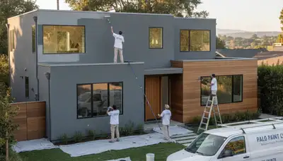 Professional exterior house painting in Mountain View, CA by local home painting experts