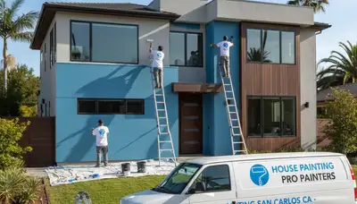 Mountain View, CA house painting service for exterior and interior home painting projects
